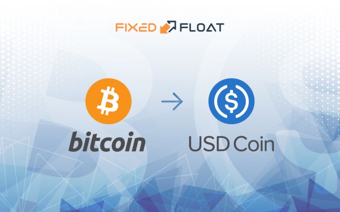 Intercambiar Bitcoin a USD Coin