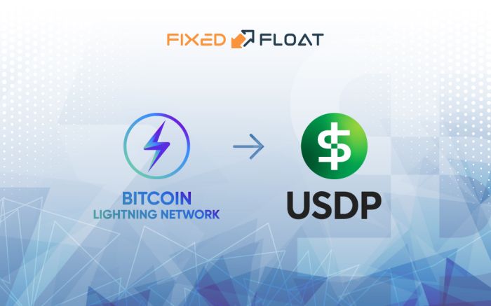 Câmbio Bitcoin Lightning Network por USDP