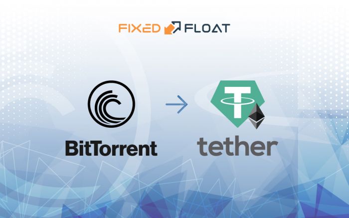 Câmbio BitTorrent por USDT (ERC-20)