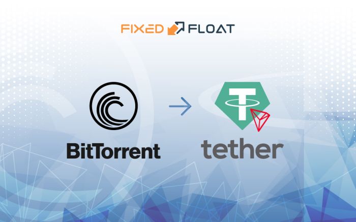 Câmbio BitTorrent por USDT (TRC-20)
