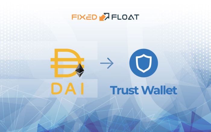 Tauschen Sie DAI (ERC20) gegen Trust Wallet Token (BEP2)