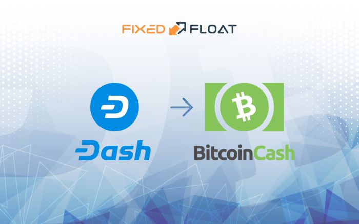 Exchange Dash to Bitcoin Cash