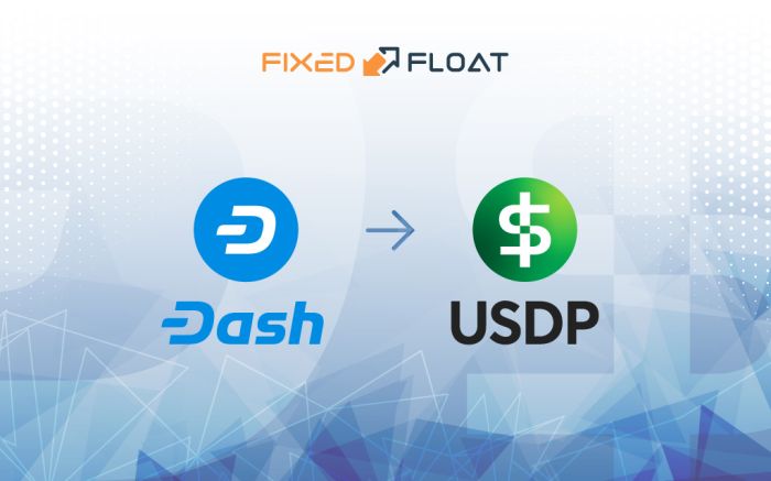 Intercambiar Dash a USDP