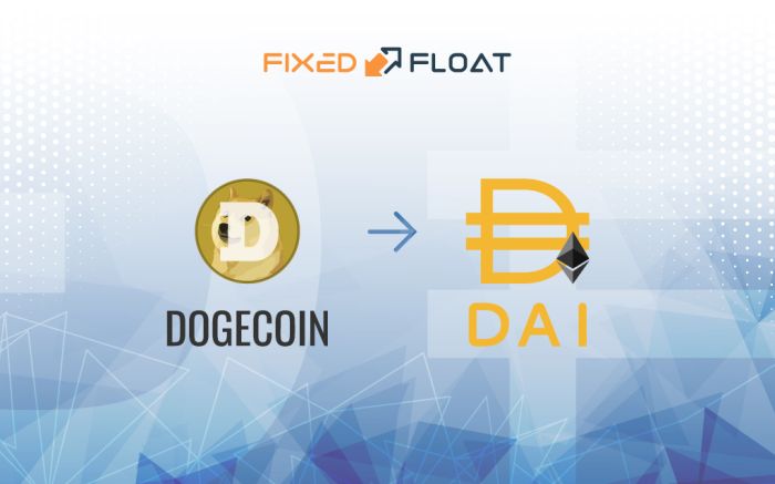 Câmbio Dogecoin por DAI (ERC20)