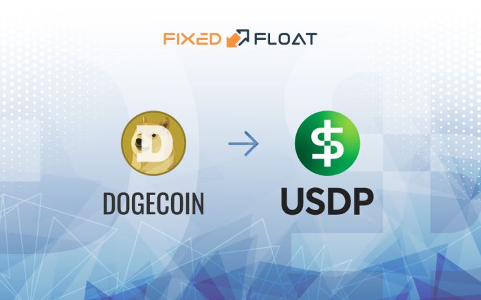 Intercambiar Dogecoin a USDP