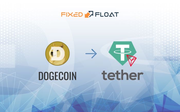 Câmbio Dogecoin por USDT (TRC-20)