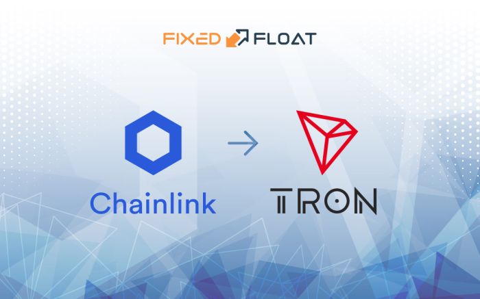 Câmbio Chainlink para Tron