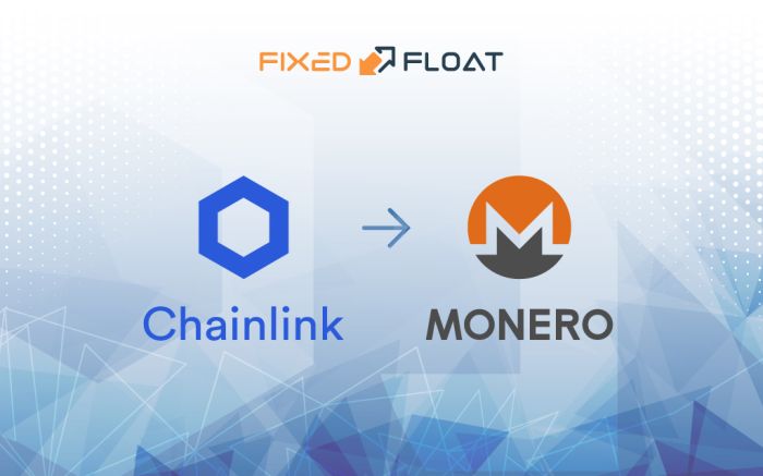 Exchange Chainlink to Monero