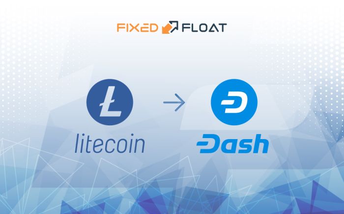 Intercambiar Litecoin a Dash