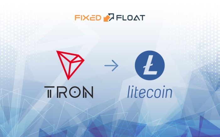 Câmbio Tron por Litecoin