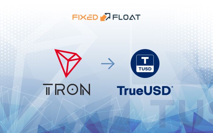 Exchange Tron to TrueUSD