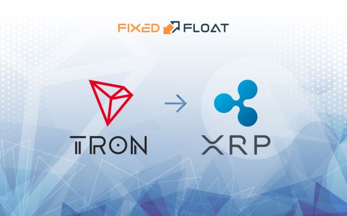 Câmbio Tron por XRP