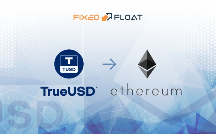 Обмен TrueUSD на Ethereum