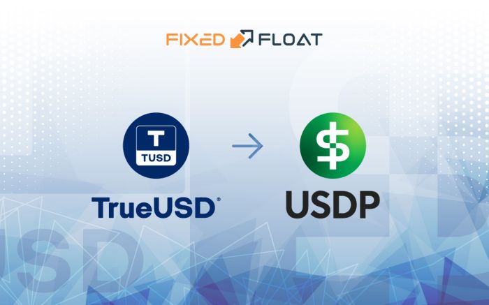 Intercambiar TrueUSD a USDP