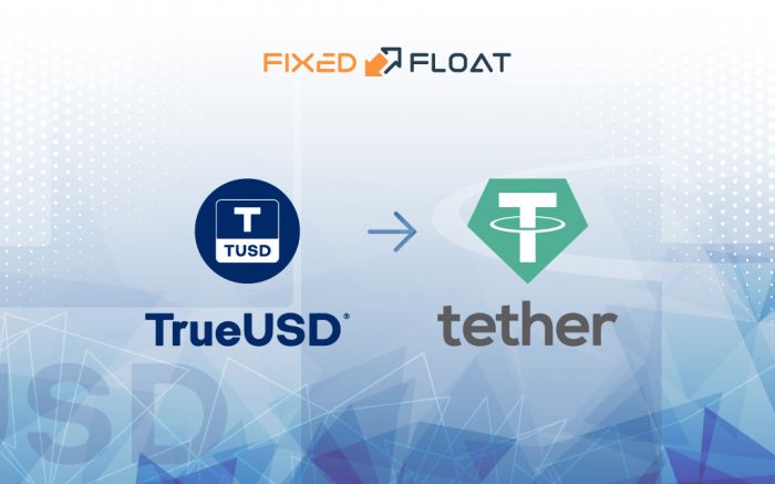 Tauschen Sie TrueUSD gegen USDT (ERC-20)