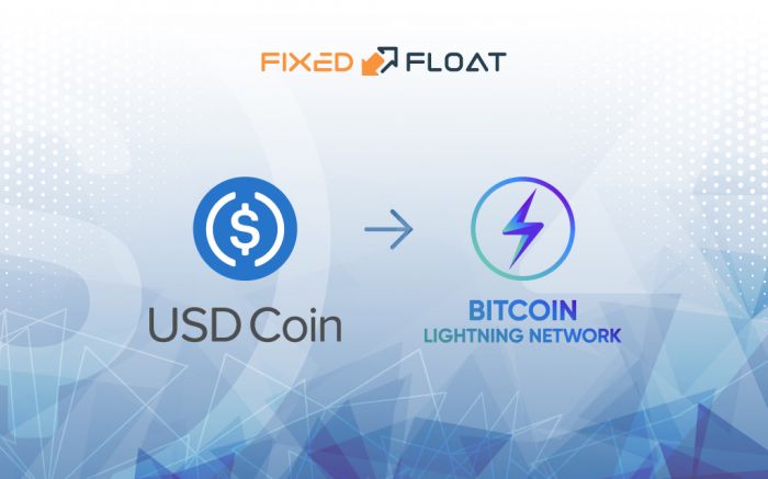 Échangez USD Coin en Bitcoin Lightning Network