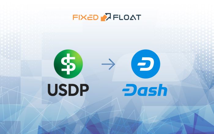 Intercambiar USDP a Dash