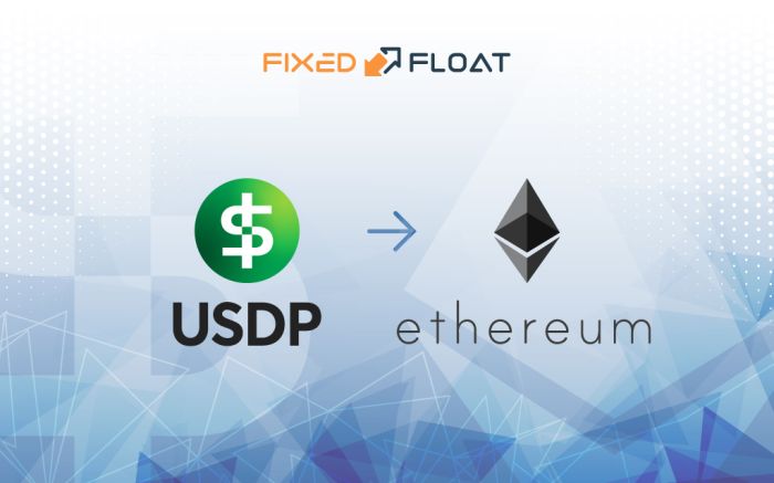 Tauschen Sie USDP gegen Ethereum