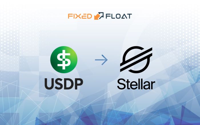 Câmbio USDP para Stellar Lumens