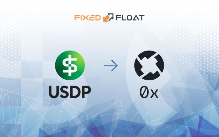 Intercambiar USDP a 0x