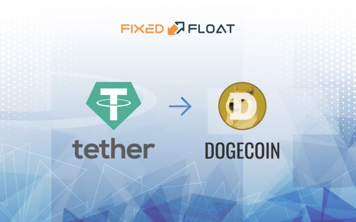 Intercambiar USDT (ERC-20) a Dogecoin
