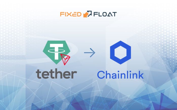 Câmbio USDT (TRC-20) para Chainlink