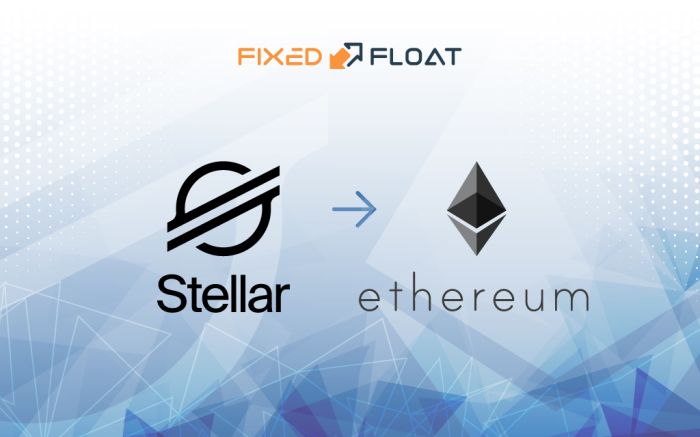 Tauschen Sie Stellar Lumens gegen Ethereum