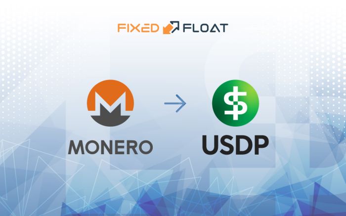 Exchange Monero à USDP