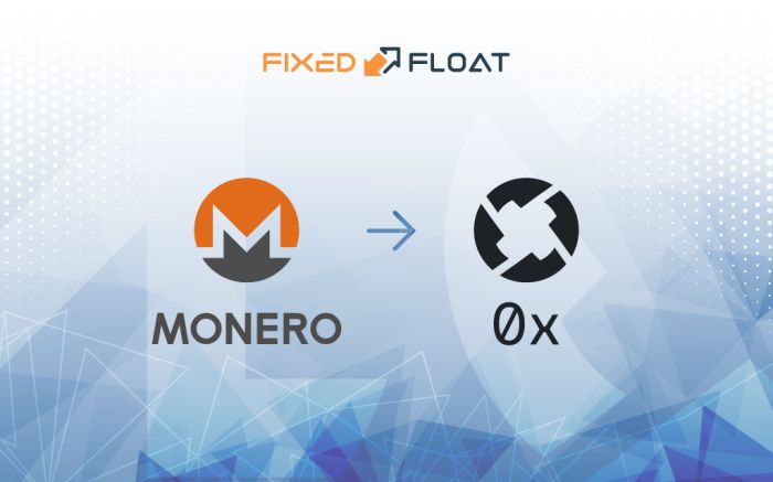 Exchange Monero à 0x