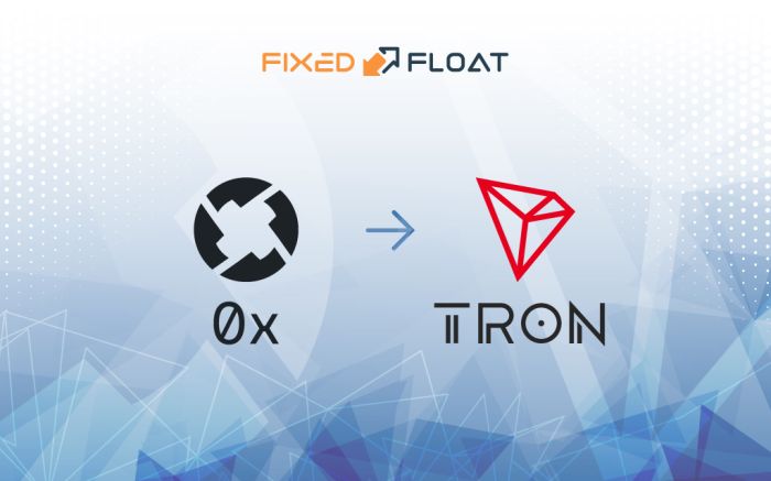 Exchange 0x to Tron